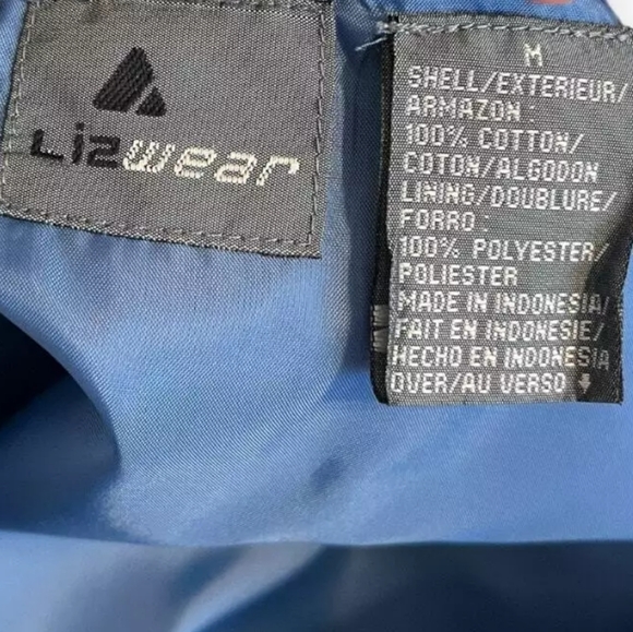 Vintage Liz Wear Gold Embroidered Denim Western Vest Women's Size M - Picture 3 of 3